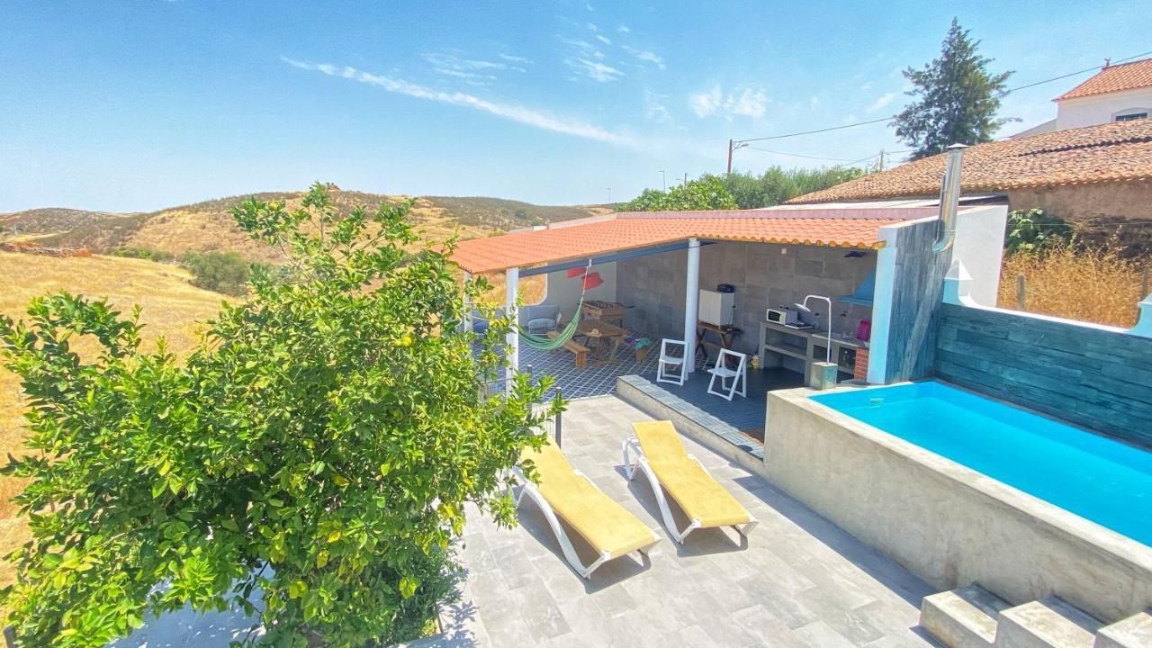 Casa Dos Chocalhos-Piscina-Perto Praia Fluvial-Vista Incrivel E Sossego Мертола Экстерьер фото